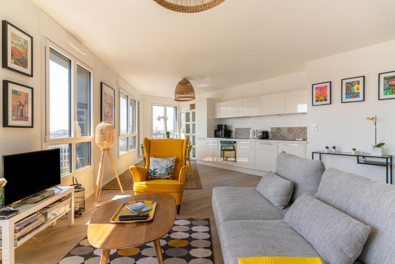 נאנט Le Manhattan - Grand 3 Chambres - Vue Panoramique מראה חיצוני תמונה