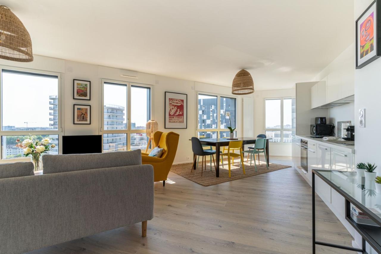 נאנט Le Manhattan - Grand 3 Chambres - Vue Panoramique מראה חיצוני תמונה
